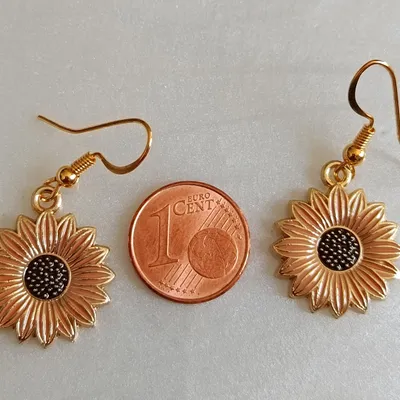 Boucles d'oreilles fleurs 